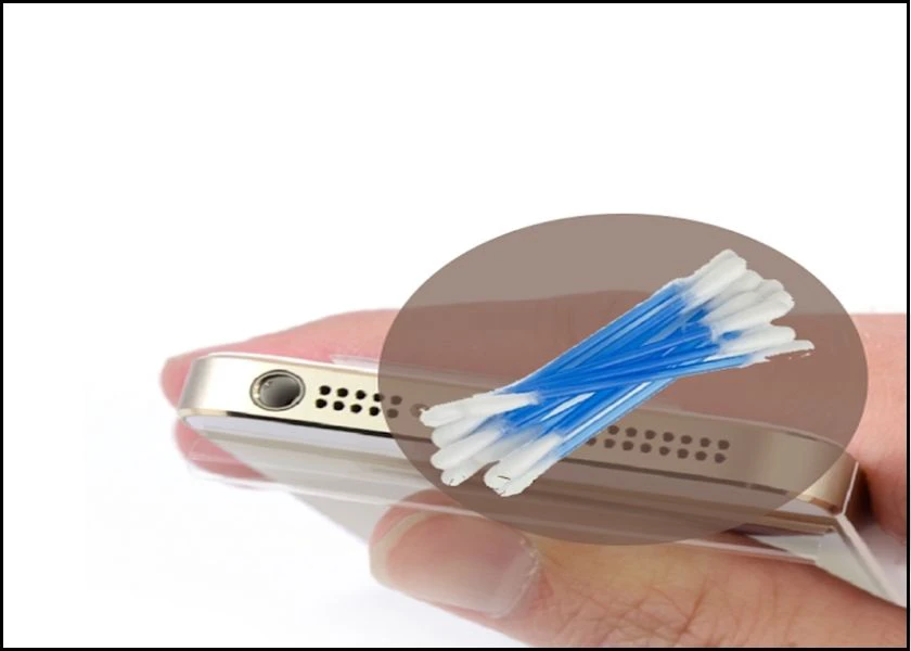 vệ sinh loa sau khi check loa trong iphone
