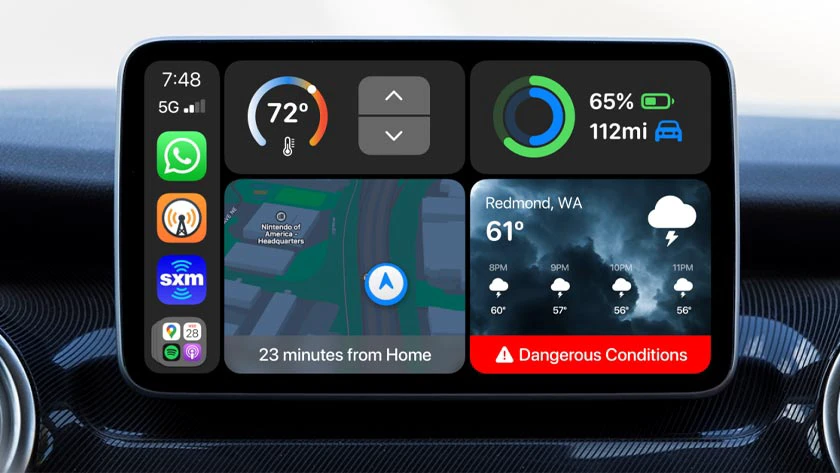 những tính năng có trên carplay