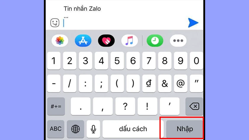 c&aacute;ch xuống d&ograve;ng trong zalo tr&ecirc;n điện thoại iphone