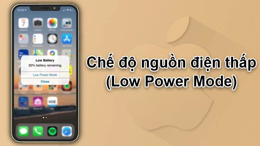 chế độ nguồn điện thấp của iphone l&agrave; g&igrave;
