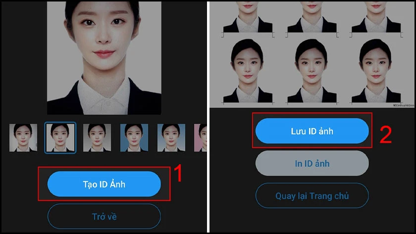 tạo id và lưu ảnh thẻ đã chụp về máy
