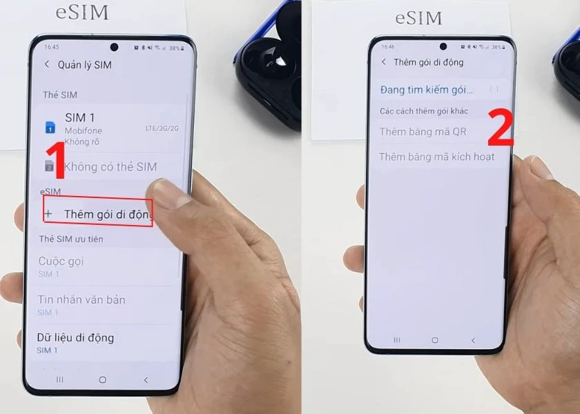 chọn th&ecirc;m bằng m&atilde; qr