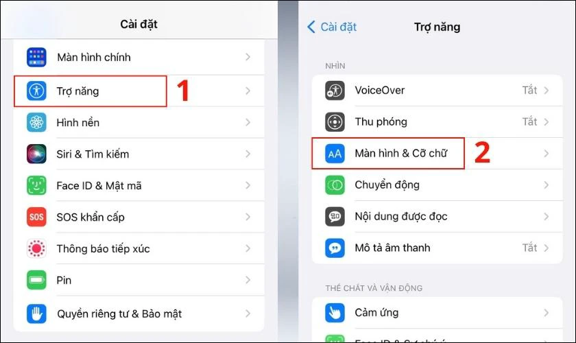 tắt bộ lọc màu