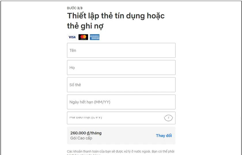 tạo tài khoản netflix free