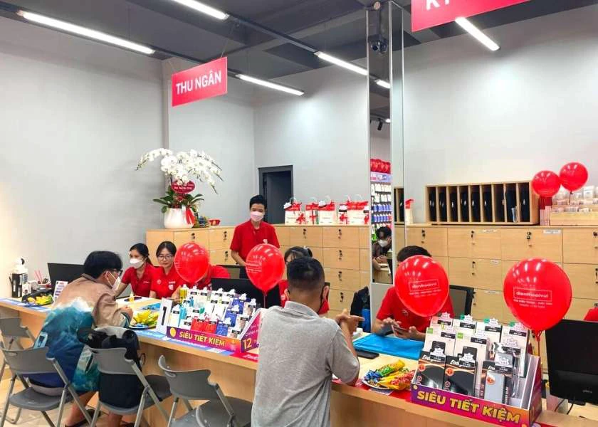 xả hàng tại điện thoại vui