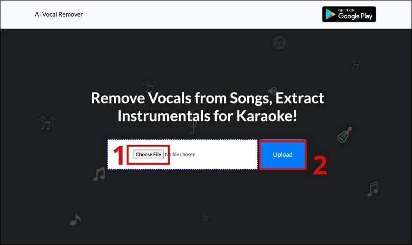 ai remove vocals - app t&aacute;ch nhạc v&agrave; lời android