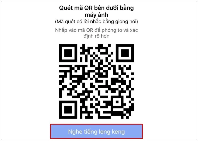 qu&eacute;t m&atilde; qr tr&ecirc;n m&agrave;n h&igrave;nh điện thoại v&agrave;o mắt camera để kết nối
