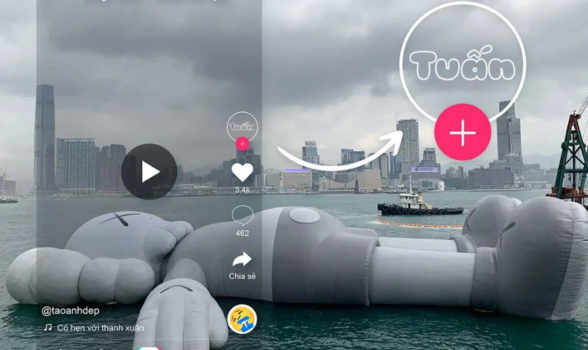 c&aacute;ch l&agrave;m avatar trong suốt tr&ecirc;n tiktok