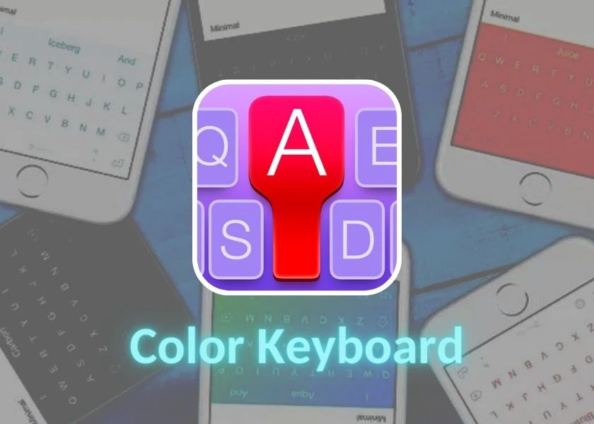 ứng dụng đổi h&igrave;nh nền b&agrave;n ph&iacute;m color keyboard