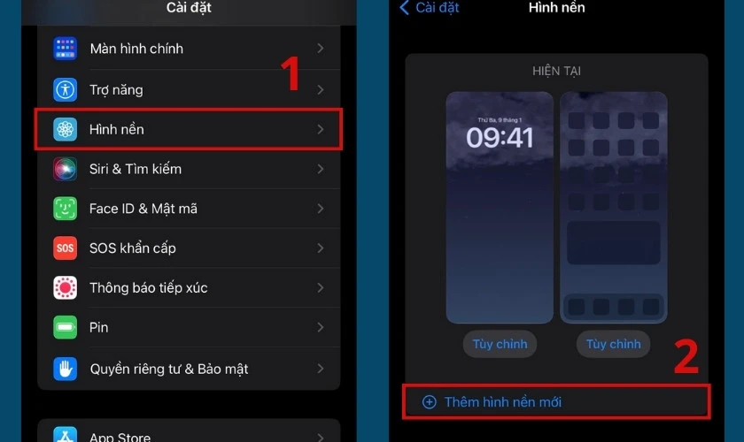 c&agrave;i h&igrave;nh nền ios 16 cho iphone