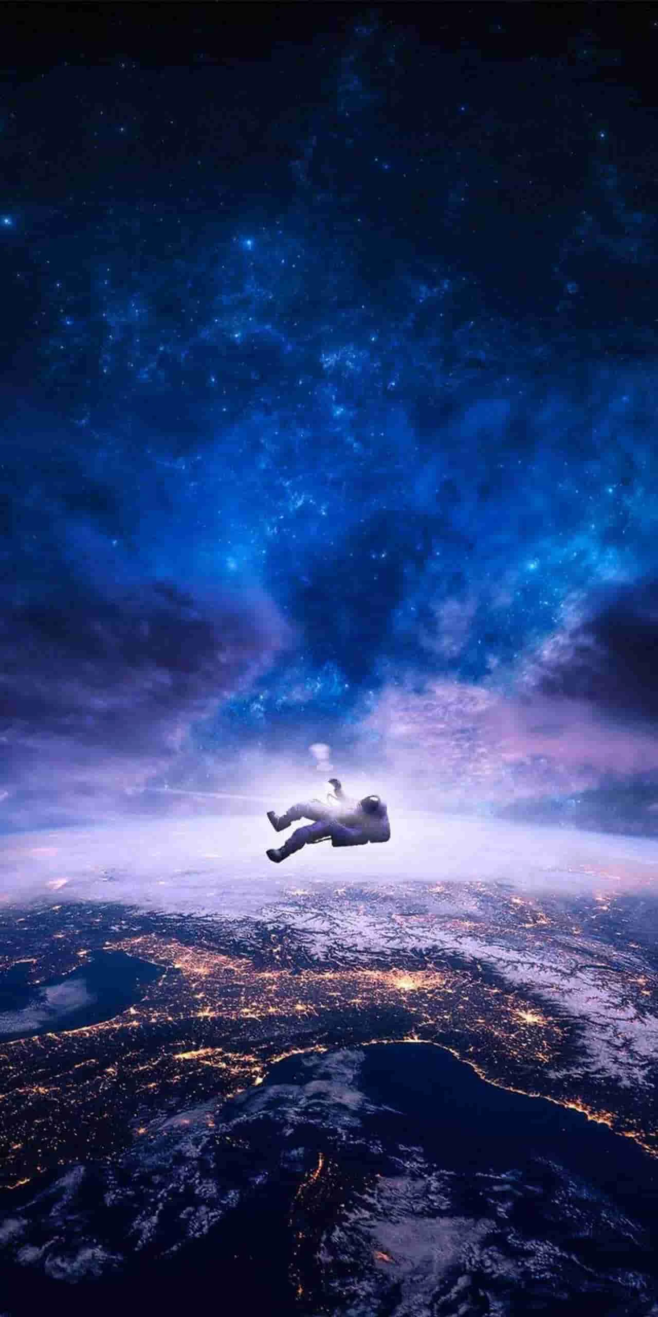 h&igrave;nh nền astronaut điện thoại