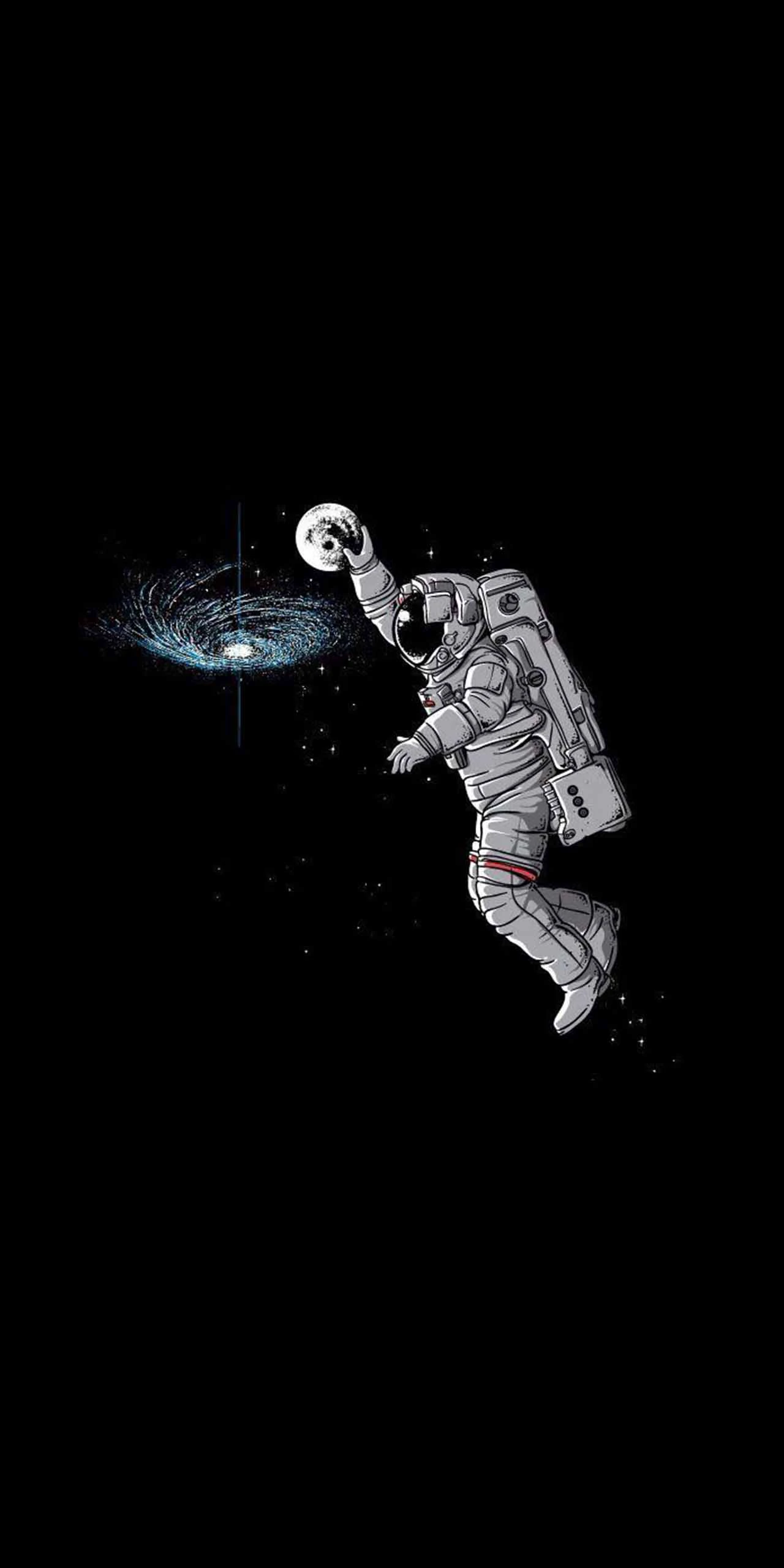h&igrave;nh nền điện thoại astronaut
