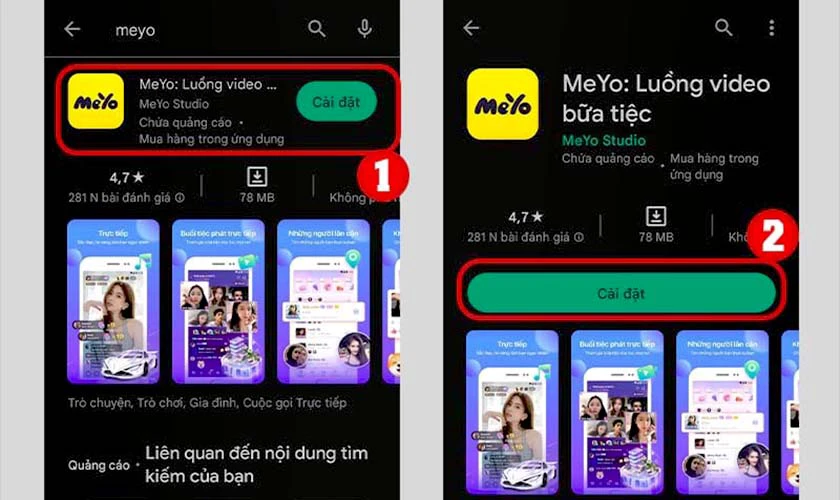 c&aacute;ch tải ứng dụng meyo về điện thoại