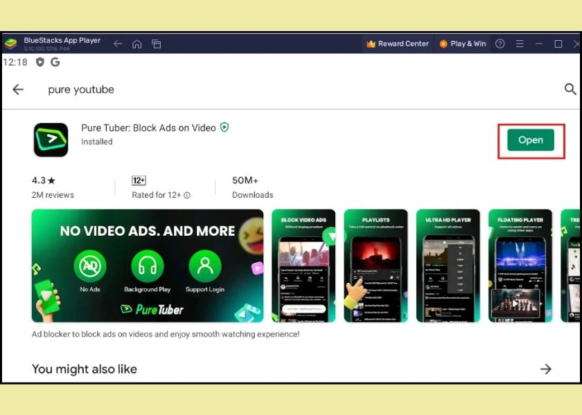 download pure youtube cho m&aacute;y t&iacute;nh