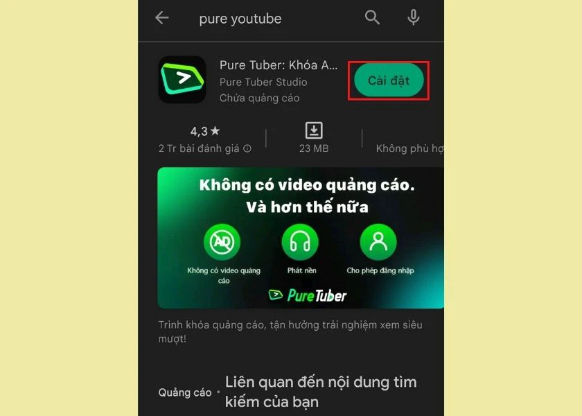 c&aacute;ch tải pure tuber cho m&aacute;y t&iacute;nh