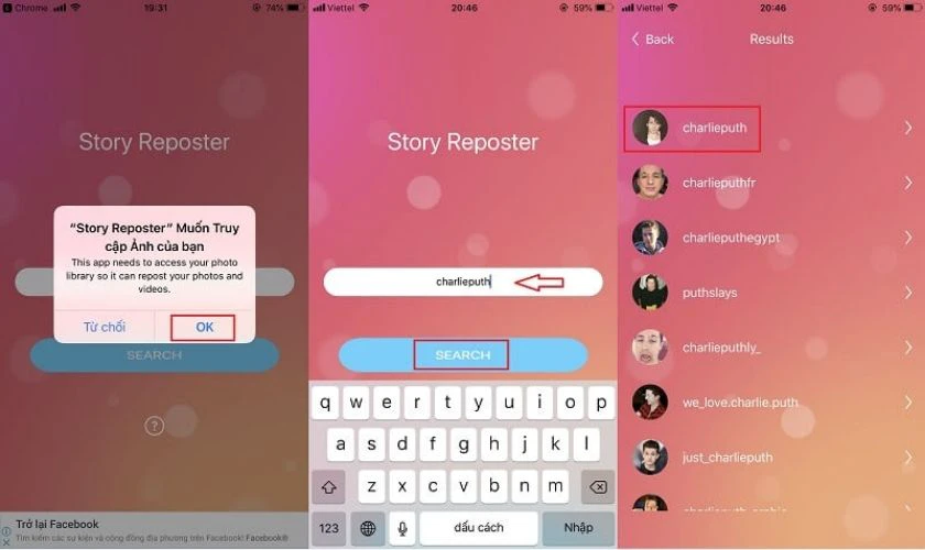 c&aacute;ch tải story istagram tr&ecirc;n điện thoại iphone