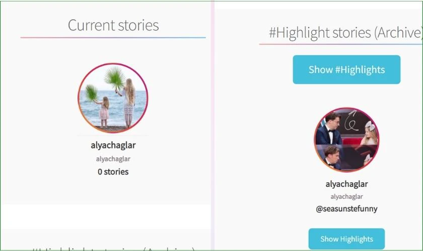c&aacute;c story instagram nổi bật hiện l&ecirc;n