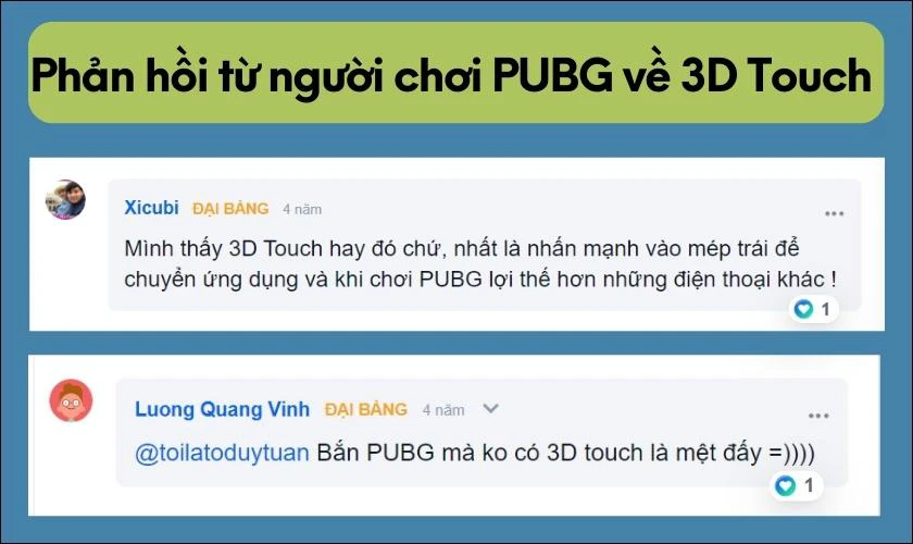 lợi &iacute;ch của 3d touch tr&ecirc;n iphone