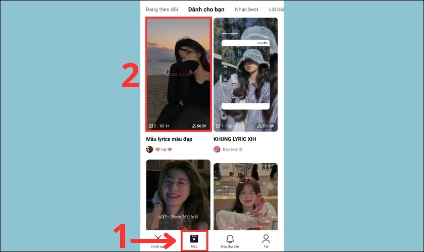 c&aacute;ch edit video capcut với c&ocirc;ng thức c&oacute; sẵn