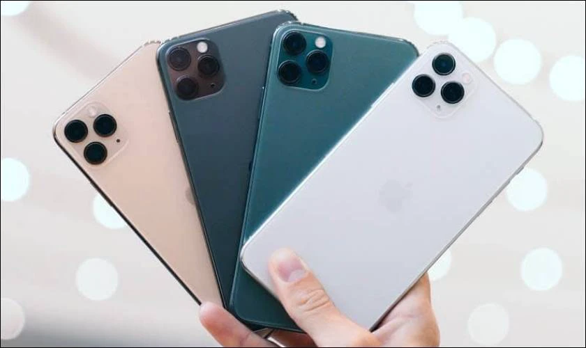 kiểm tra màu sắc của iphone 11 pro max cũ