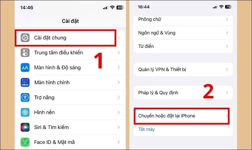 cách đặt lại iphone