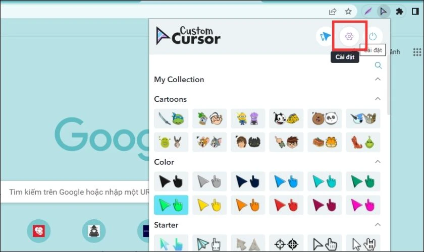 c&aacute;ch xo&aacute; con trỏ chuột tr&ecirc;n chrome