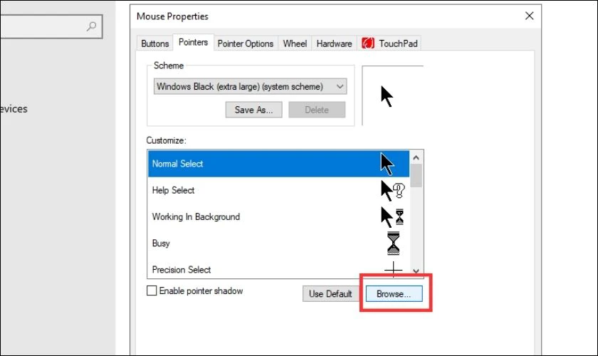 hướng dẫn thay đổi con trỏ chuột tr&ecirc;n win 10
