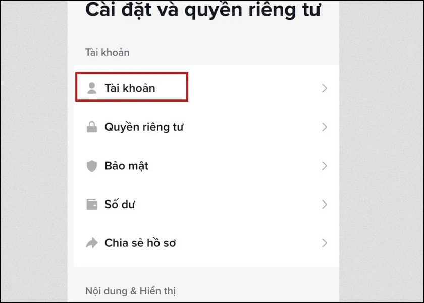 c&aacute;c bước x&oacute;a t&agrave;i khoản tiktok của m&igrave;nh tr&ecirc;n điện thoại 