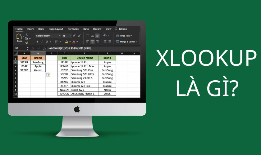 h&agrave;m xlook trong excel l&agrave; g&igrave; 