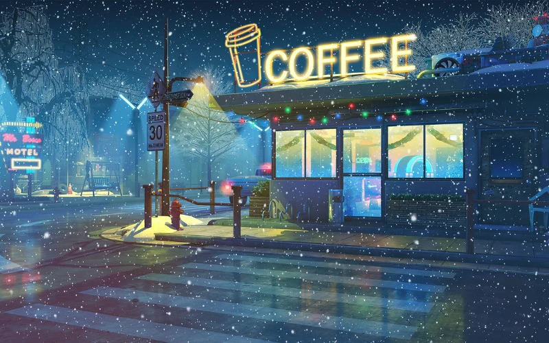 hình chill lofi
