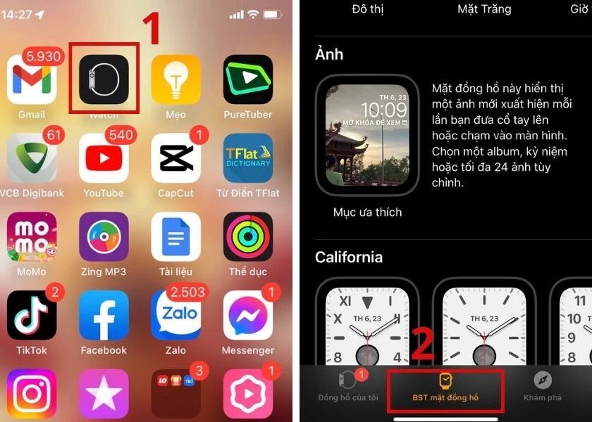 c&aacute;ch c&agrave;i đặt h&igrave;nh nền apple watch