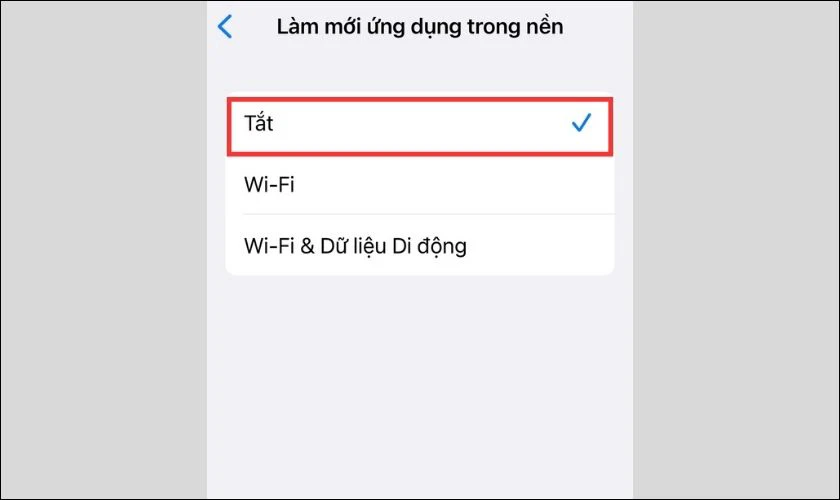 tắt ứng dụng chạy ngầm trên iphone