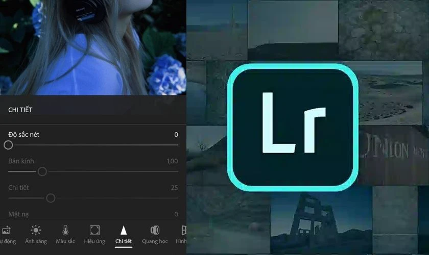 Khắc phục ảnh bị mờ bằng Lightroom