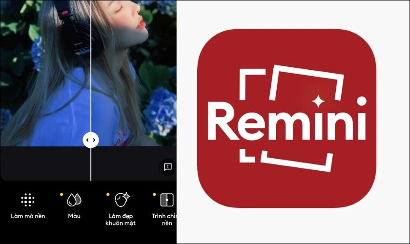 Phần mềm l&agrave;m n&eacute;t ảnh Remini