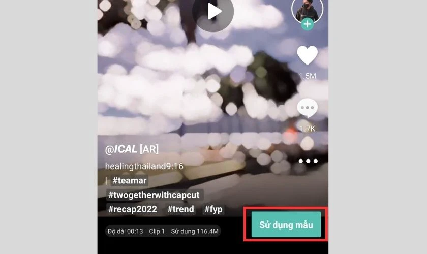 c&aacute;ch d&ugrave;ng template tr&ecirc;n tiktok