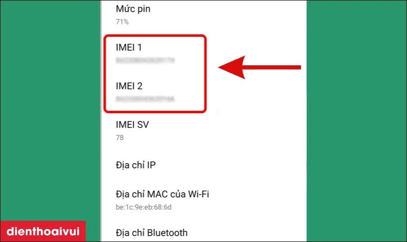 c&aacute;ch kiểm tra số imei