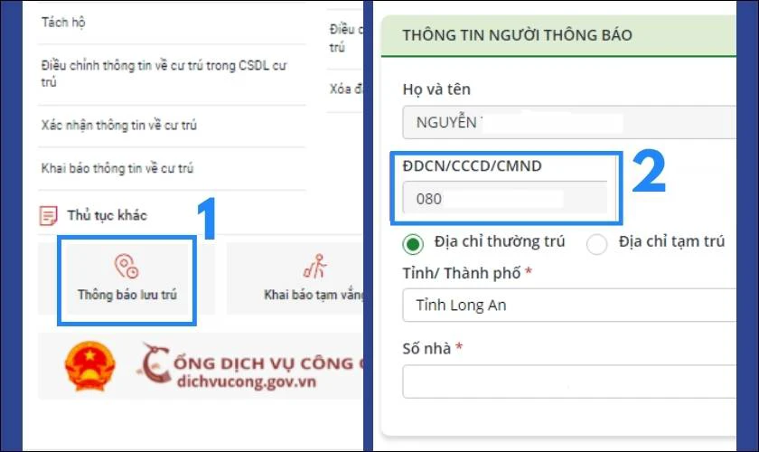 tra cứu m&atilde; định danh nhanh ch&oacute;ng 