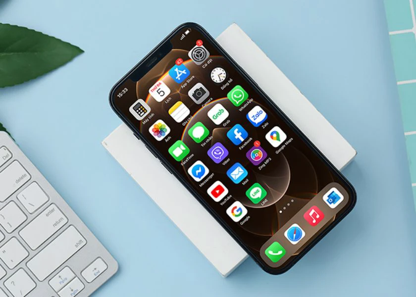 màn hình của 12 pro và pro max