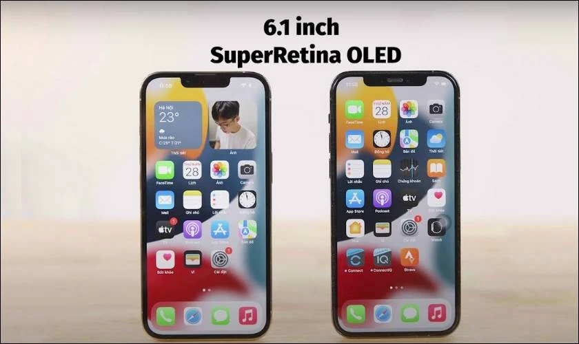 So sánh màn hình 12 Pro và 13 Pro