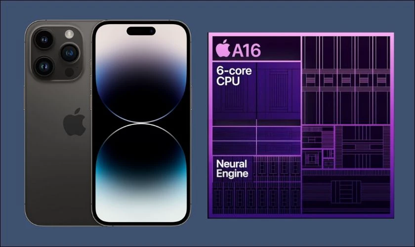 so sánh iphone 14 pro max và 14 pro về cấu hình
