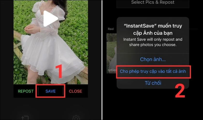 download video tr&ecirc;n instagram về điện thoại iphone