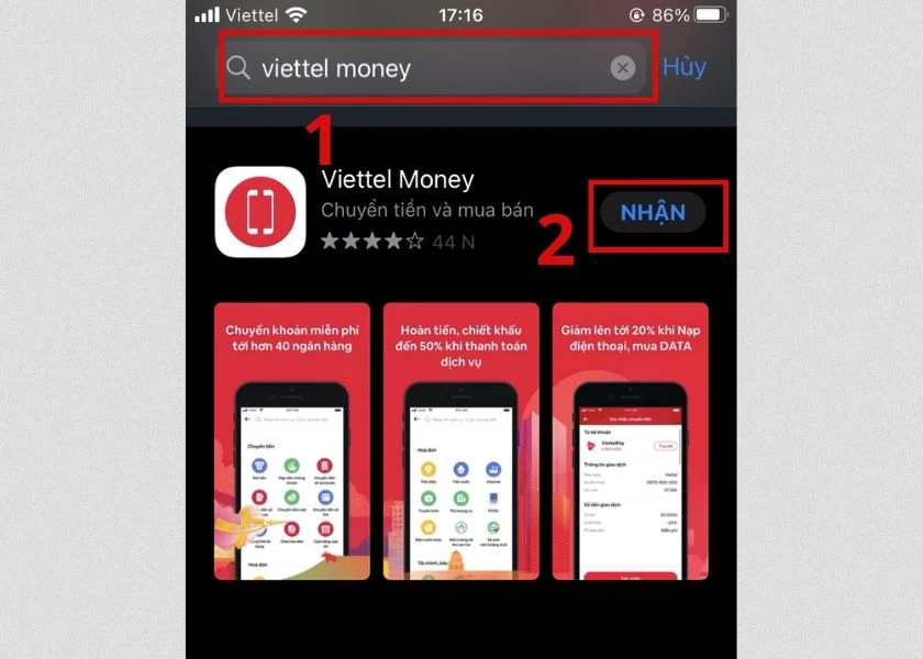 c&aacute;ch tải app viettel money