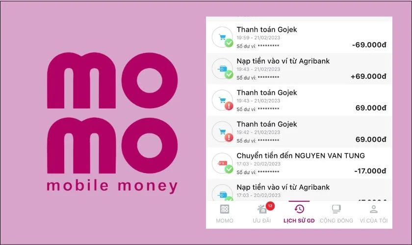 c&aacute;c bước xem lịch sử th&ocirc;ng tin