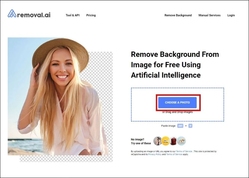 C&aacute;ch x&oacute;a nền ảnh bằng Removal.ai
