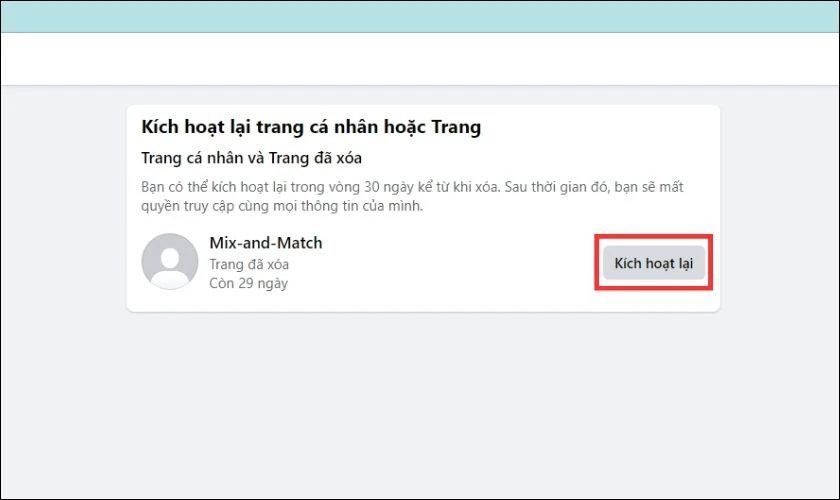 c&aacute;ch huỷ qu&aacute; tr&igrave;nh xo&aacute; trang facebook