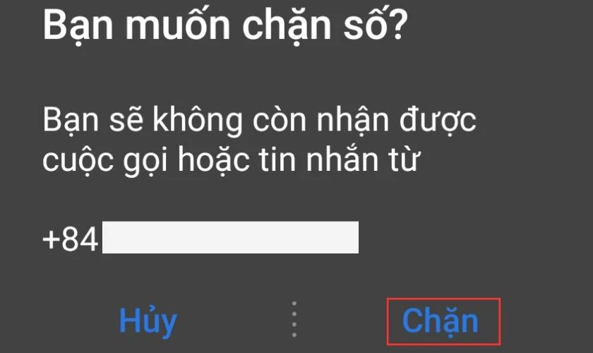 cách chặn số điện thoại lừa đảo trong mục danh bạ
