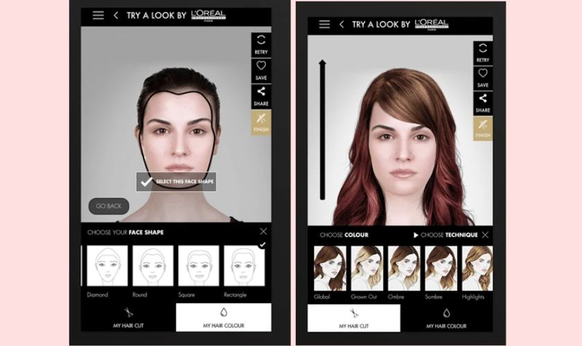 app thay đổi m&agrave;u t&oacute;c miễn ph&iacute;