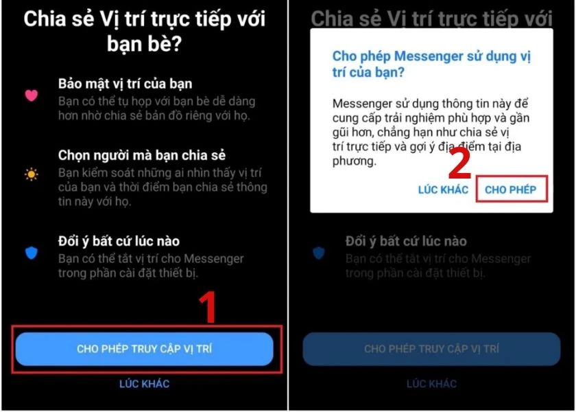c&aacute;ch chia sẻ vị tr&iacute; tr&ecirc;n messenger android