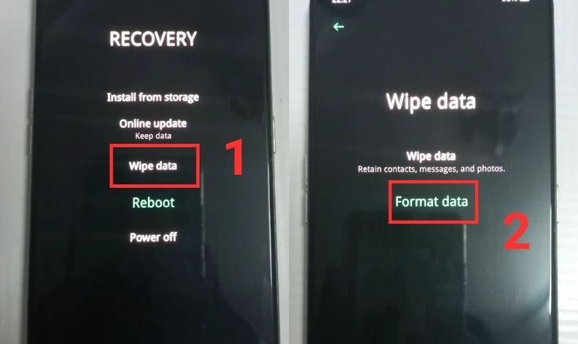 cách reset mật khẩu oppo