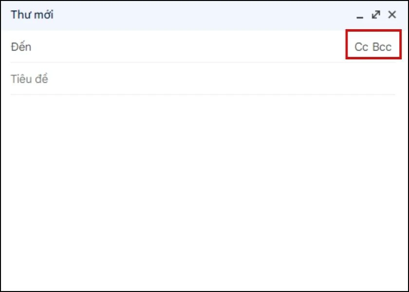 c&aacute;ch gửi email cc v&agrave; bcc chỉ với v&agrave;i thao t&aacute;c